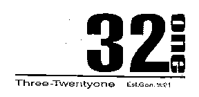 32 ONE THREE-TWENTYONE EST. GEN. 3:21