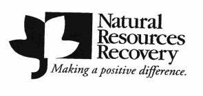 NATURAL RESOURCES RECOVERY MAKING A POSITIVE DIFFERENCE.