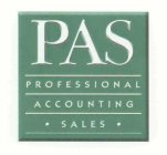 PAS PROFESSIONAL ACCOUNTING · SALES ·