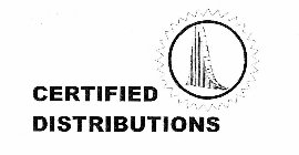 CERTIFIED DISTRIBUTIONS