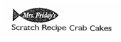 MRS. FRIDAY'S SCRATCH RECIPE CRAB CAKES