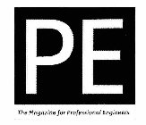PE THE MAGAZINE FOR PROFESSIONAL ENGINEERS