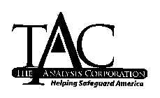 TAC THE ANALYSIS CORPORATION HELPING SAFEGUARD AMERICA