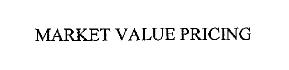 MARKET VALUE PRICING