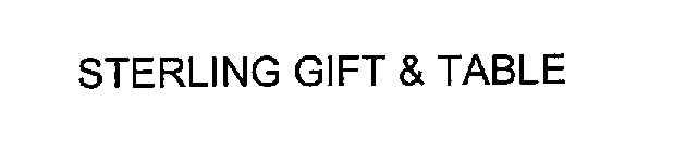 STERLING GIFT & TABLE