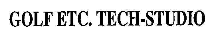 GOLF ETC. TECH-STUDIO
