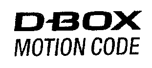 D-BOX MOTION CODE