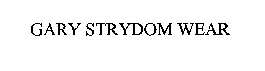 GARY STRYDOM WEAR
