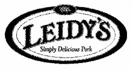 LEIDY'S SIMPLY DELICIOUS PORK