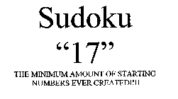 SUDOKU 