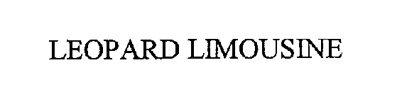 LEOPARD LIMOUSINE