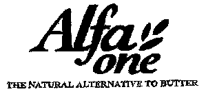 ALFA ONE THE NATURAL ALTERNATIVE TO BUTTER