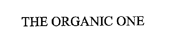 THE ORGANIC ONE