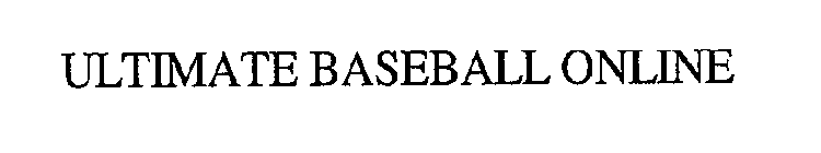 ULTIMATE BASEBALL ONLINE