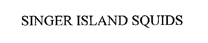 SINGER ISLAND SQUIDS