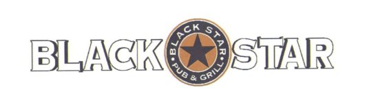 BLACK STAR · BLACK STAR · PUB & GRILL