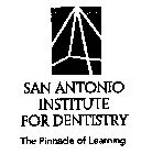 SAN ANTONIO INSTITUTE FOR DENTISTRY THE PINNACLE OF LEARNING