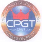 CPGT WWW.CPGT.COM CROWN POINT GLOBAL TRADING ALWAYS ON POINT