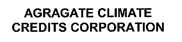 AGRAGATE CLIMATE CREDITS CORPORATION