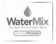 WATERMIX THE RIGHT MIX FOR CLEANER WATER POWERED BY UTILITY SERVICE CO.