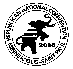 REPUBLICAN NATIONAL CONVENTION MINNEAPOLIS-SAINT PAUL 2008