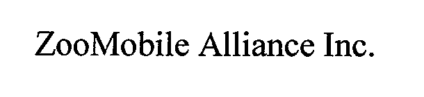 ZOOMOBILE ALLIANCE INC.