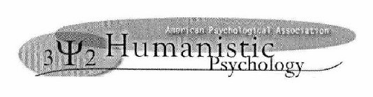 AMERICAN PSYCHOLOGICAL ASSOCIATION HUMANISTIC PSYCHOLOGY 3 2