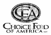 CFA CHOICE FOOD OF AMERICA INC.