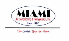 MIAMI AIR CONDITIONING & REFRIGERATION,INC. SINCE 1980 THE COOLEST GUYS IN TOWN
