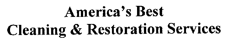 AMERICA'S BEST CLEANING & RESTORATION SERVICES