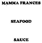 MAMMA FRANCES SEAFOOD SAUCE