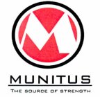 M MUNITUS THE SOURCE OF STRENGTH