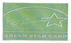 GREEN GREEN STAR CARD