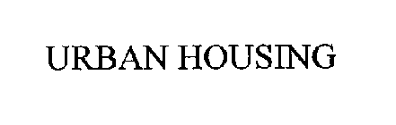 URBAN HOUSING
