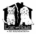 LOST OUR HOME · PET FOUNDATION ·