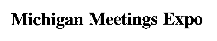 MICHIGAN MEETINGS EXPO