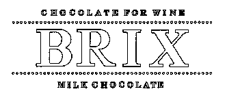 BRIX CHOCOLATE FOR WINE MILK CHOCOLATE
