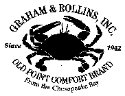 GRAHAM & ROLLINS, INC. SINCE 1942 OLD POINT COMFORT BRAND FROM THE CHESAPEAKE BAY
