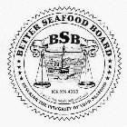 BETTER SEAFOOD BOARD BSB WWW.BETTERSEAFOODBOARD.COM ENSURING THE INTEGRITY OF YOUR SEAFOOD
