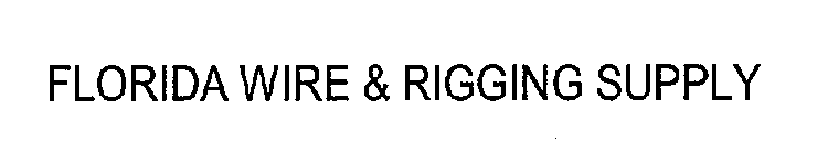 FLORIDA WIRE & RIGGING SUPPLY