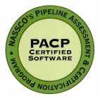 PACP CERTIFIED SOFTWARE NASSCO'S PIPELINE ASSESSMENT & CERTIFICATION PROGRAM ·