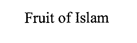 FRUIT OF ISLAM