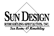 SUN DESIGN REMODELING SPECIALISTS, INC. SUN ROOMS & REMODELING