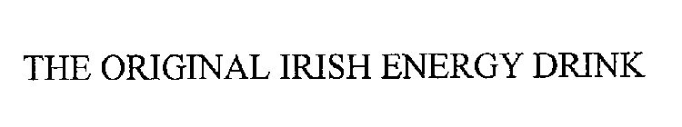 THE ORIGINAL IRISH ENERGY DRINK