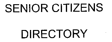 SENIOR CITIZENS DIRECTORY
