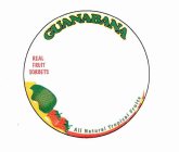 GUANABANA REAL FRUIT SORBETS ALL NAURAL TROPICAL FRUITS