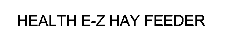 HEALTH E-Z HAY FEEDER