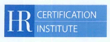 HR CERTIFICATION INSTITUTE