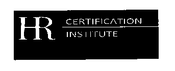 HR CERTIFICATION INSTITUTE