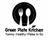 GREEN PLATE KITCHEN YUMMY · HEALTHY · PLATES TO GO